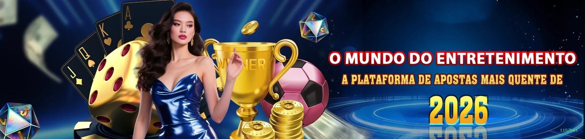Imagem promocional da 1157bet mostrando a plataforma e suas vantagens